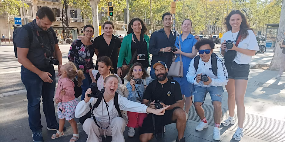 Cours de photo à Barcelone en groupe, avec Clémentine Laurent